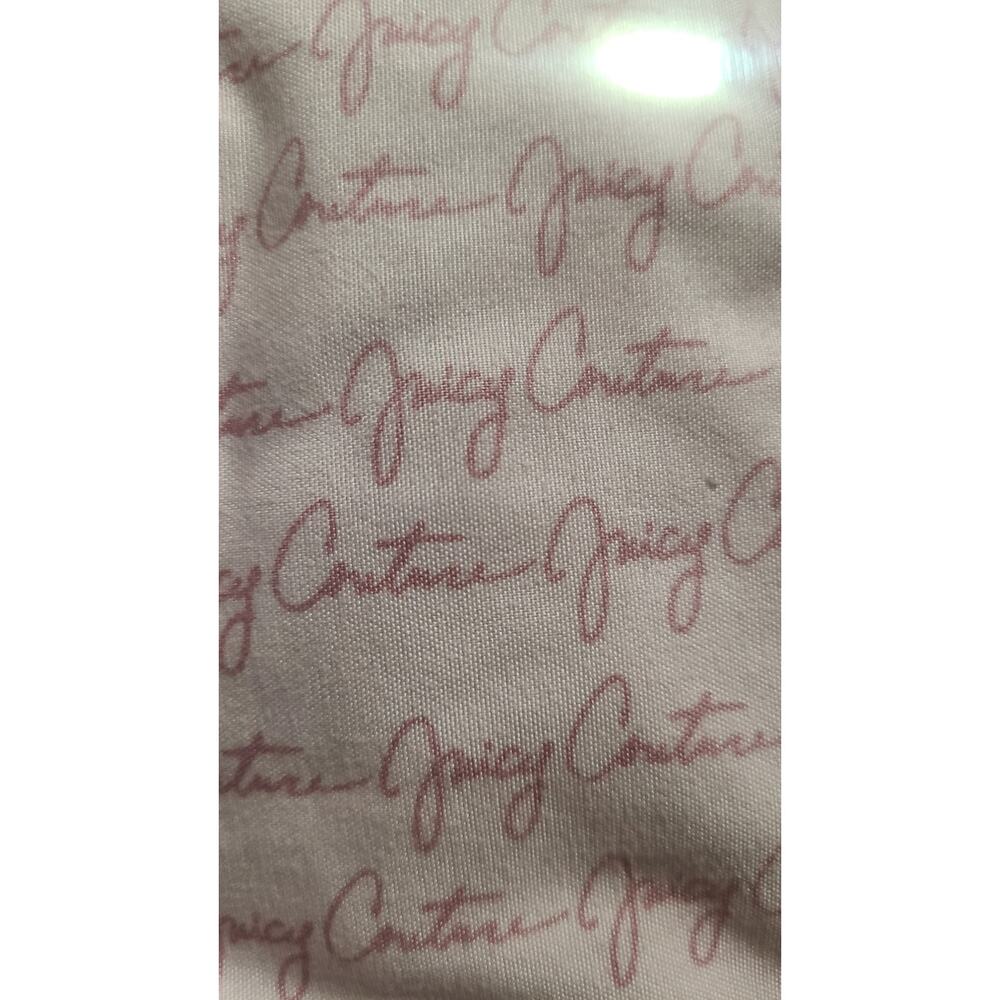 Juicy Couture Home Signature Pink‎ Twin Fitted Sheet GUC